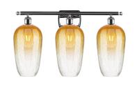 Three Light Bath Vanity by Innovations - Ballston Collection, Polished Chrome Finish - 516-3W-PC-G484-7AM