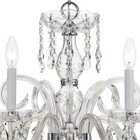 Five Light Chandelier by Crystorama - Traditional Crystal Collection, Polished Chrome Finish - 1005-CH-CL-MWP