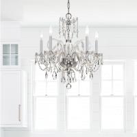 Five Light Chandelier by Crystorama - Traditional Crystal Collection, Polished Chrome Finish - 1005-CH-CL-MWP