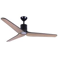 56"Ceiling Fan by Minka Aire - Tempri Collection, Coal Black Finish - F669L-CL/ASW