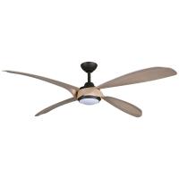 60"Ceiling Fan by Minka Aire - Mortyn Collection, Dark Bronze Finish - F698L-DB/ASW