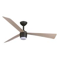 52"Ceiling Fan by Minka Aire - Elavan Collection, Dark Bronze Finish - F744L-DB/ASW