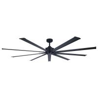 72"Ceiling Fan by Minka Aire - Xtreme Collection, Coal Black Finish - F887-72-CL