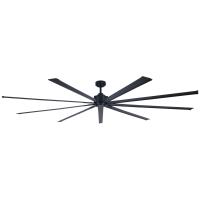 96"Ceiling Fan by Minka Aire - Xtreme Collection, Coal Black Finish - F887-96-CL