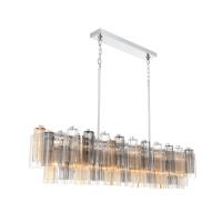 16 Light Linear Chandelier by Crystorama - Addis Collection, Polished Chrome Finish - ADD-337-CH-AU