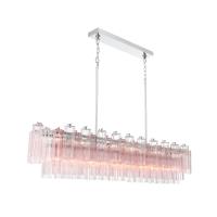 16 Light Linear Chandelier by Crystorama - Addis Collection, Polished Chrome Finish - ADD-337-CH-SP