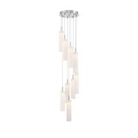 LED Pendant by Crystorama - Addis Collection, Polished Chrome Finish - ADD-405-CH-WH