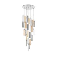 LED Pendant by Crystorama - Addis Collection, Polished Chrome Finish - ADD-415-CH-AU