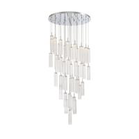 LED Pendant by Crystorama - Addis Collection, Polished Chrome Finish - ADD-423-CH-CL