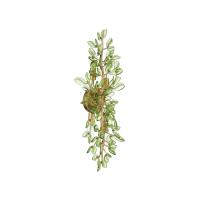 Four Light Wall Sconce by Crystorama - Bridget Collection, Soft Gold Finish - BGT-332-SG-GR