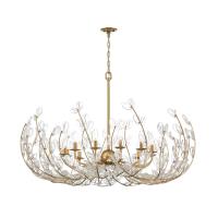 12 Light Chandelier by Crystorama - Bridget Collection, Soft Gold Finish - BGT-339-SG-CL