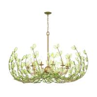 12 Light Chandelier by Crystorama - Bridget Collection, Soft Gold Finish - BGT-339-SG-GR