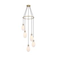 LED Pendant by Crystorama - Davis Collection, Modern Gold Finish - DAV-6005-MG