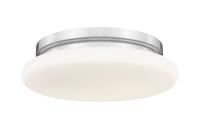 LED Flush Mount by Z-Lite - Soleil Collection, Brushed Nickel Finish - 1025F12-BN-LED