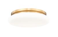 LED Flush Mount by Z-Lite - Soleil Collection, Modern Gold Finish - 1025F16-MGLD-LED