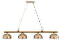 Four Light Billiard by Z-Lite - Cordon Collection, Heritage Brass Finish - 2306-4HBR-D13HBR