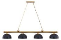 Four Light Billiard by Z-Lite - Cordon Collection, Heritage Brass Finish - 2306-4HBR-D13MB