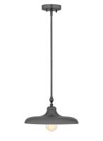 One Light Pendant by Z-Lite - Camden Collection, Modern Bronze Finish - 2308P14-MBZ