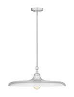One Light Pendant by Z-Lite - Camden Collection, Brushed Nickel Finish - 2308P24-BN