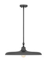One Light Pendant by Z-Lite - Camden Collection, Modern Bronze Finish - 2308P24-MBZ