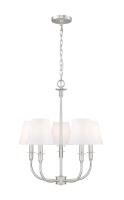 Five Light Chandelier by Z-Lite - Tova Collection, Brushed Nickel Finish - 3049-18C-BN