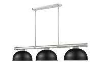 Three Light Billiard by Z-Lite - Vanguard Collection, Brushed Nickel Finish - 3050-3BN-D13MB