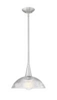 One Light Pendant by Z-Lite - Lunelle Collection, Brushed Nickel Finish - 3051P12-BN
