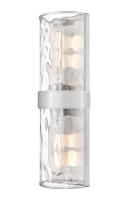 Two Light Wall Sconce by Z-Lite - Meridian Collection, Brushed Nickel Finish - 3053-2SL-BN