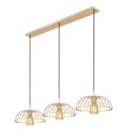 Three Light Linear Chandelier by Z-Lite - Valencia Collection, Modern Gold Finish - 623P16-3L-MGLD