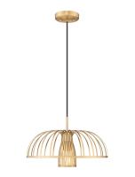 One Light Pendant by Z-Lite - Valencia Collection, Modern Gold Finish - 623P16-MGLD