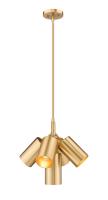 Five Light Chandelier by Z-Lite - Lumina Collection, Modern Gold Finish - 7520-5MGLD