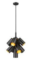 Nine Light Chandelier by Z-Lite - Lumina Collection, Matte Black Finish - 7520-9MB
