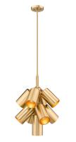 Nine Light Chandelier by Z-Lite - Lumina Collection, Modern Gold Finish - 7520-9MGLD