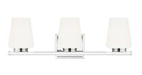 Three Light Vanity by Z-Lite - Nextra Collection, Chrome Finish - 7703-3V-CH