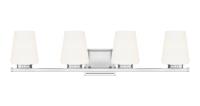 Four Light Vanity by Z-Lite - Nextra Collection, Brushed Nickel Finish - 7703-4V-BN