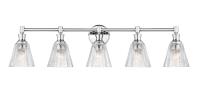 Five Light Vanity by Z-Lite - Auden Collection, Chrome Finish - 7704-5V-CH