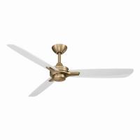 52" Ceiling Fan by Minka Aire - Rudolph Collection, Brushed Brass Finish - F727-BBR/ALW