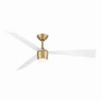 52" Ceiling Fan by Minka Aire - Elavan Collection, Legacy Brass Finish - F744L-LBR/ALW