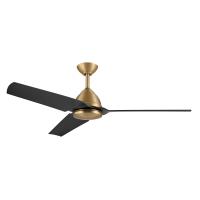54" Ceiling Fan by Minka Aire - Java Collection, Legacy Brass Finish - F753-LBR/CL