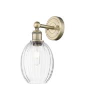 One Light Wall Sconce by Innovations - Edison Collection, Antique Brass Finish - 616-1W-AB-G459-6CL