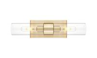 Two Light Bath Vanity by Innovations - Downtown Urban Collection, Champagne Bronze Finish - 617-2W-CB-G617-8CL
