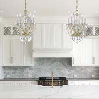 Five Light Mini Chandelier by Crystorama - Traditional Crystal Collection, Polished Brass Finish - 1129-PB-CL-MWP