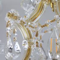 Six Light Mini Chandelier by Crystorama - Maria Theresa Collection, Gold Finish - 4405-GD-CL-S