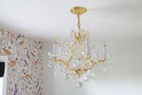 Six Light Mini Chandelier by Crystorama - Maria Theresa Collection, Gold Finish - 4405-GD-CL-S
