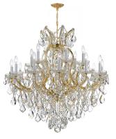 19 Light Chandelier by Crystorama - Maria Theresa Collection, Gold Finish - 4418-GD-CL-S