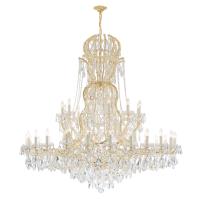 37 Light Chandelier by Crystorama - Maria Theresa Collection, Gold Finish - 4460-GD-CL-S