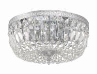 Three Light Flush Mount by Crystorama - Waltham Collection, Polished Chrome Finish - 714-CH-CL-MWP