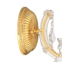 One Light Wall Sconce by Crystorama - Maria Theresa Collection, Gold Finish - 4471-GD-CL-MWP