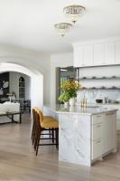Four Light Flush Mount by Crystorama - Waltham Collection, Olde Brass Finish - 718-OB-CL-MWP