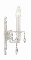 Two Light Wall Sconce by Crystorama - Paris Market Collection, Antique White Finish - 5022-AW-CL-MWP